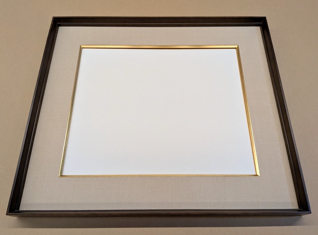 角額こげ茶 F8色紙額 | アートおおがきのWEB通販