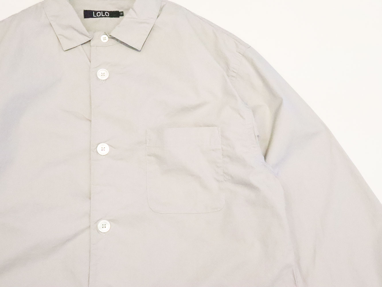 LOLO出品 LOLO (ロロ) 新型 ニュースタンダードシャツ | two things & think