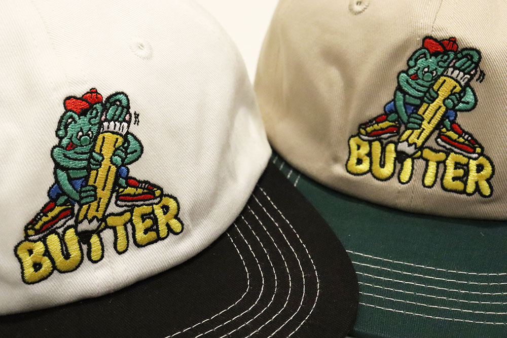 Butter goods 刺繍ロゴ メッシュキャップ Butter goods 刺繍ロゴ メッシュキャップ