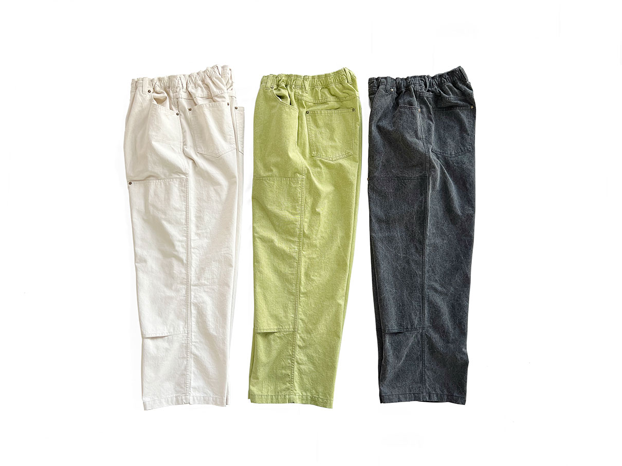 パンツ COMFORTABLE REASON 25ss DOUBLE KNEE COMFORTABLE REASON / DOUBLE KNEE PIGMENT PANTS
