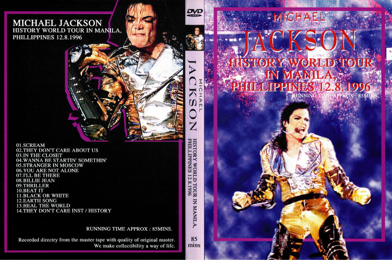 ☆MICHAEL JACKSON HISTORY WORLD TOUR IN MANILA,PHILLIPPINES 12.8