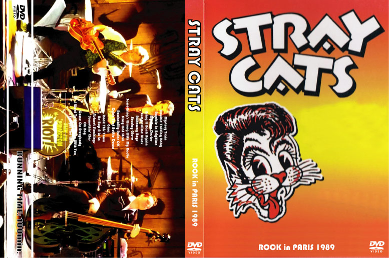 ☆STRAY CATS 1989年 再結成ツアー パリライブ ストレイキャッツ 676