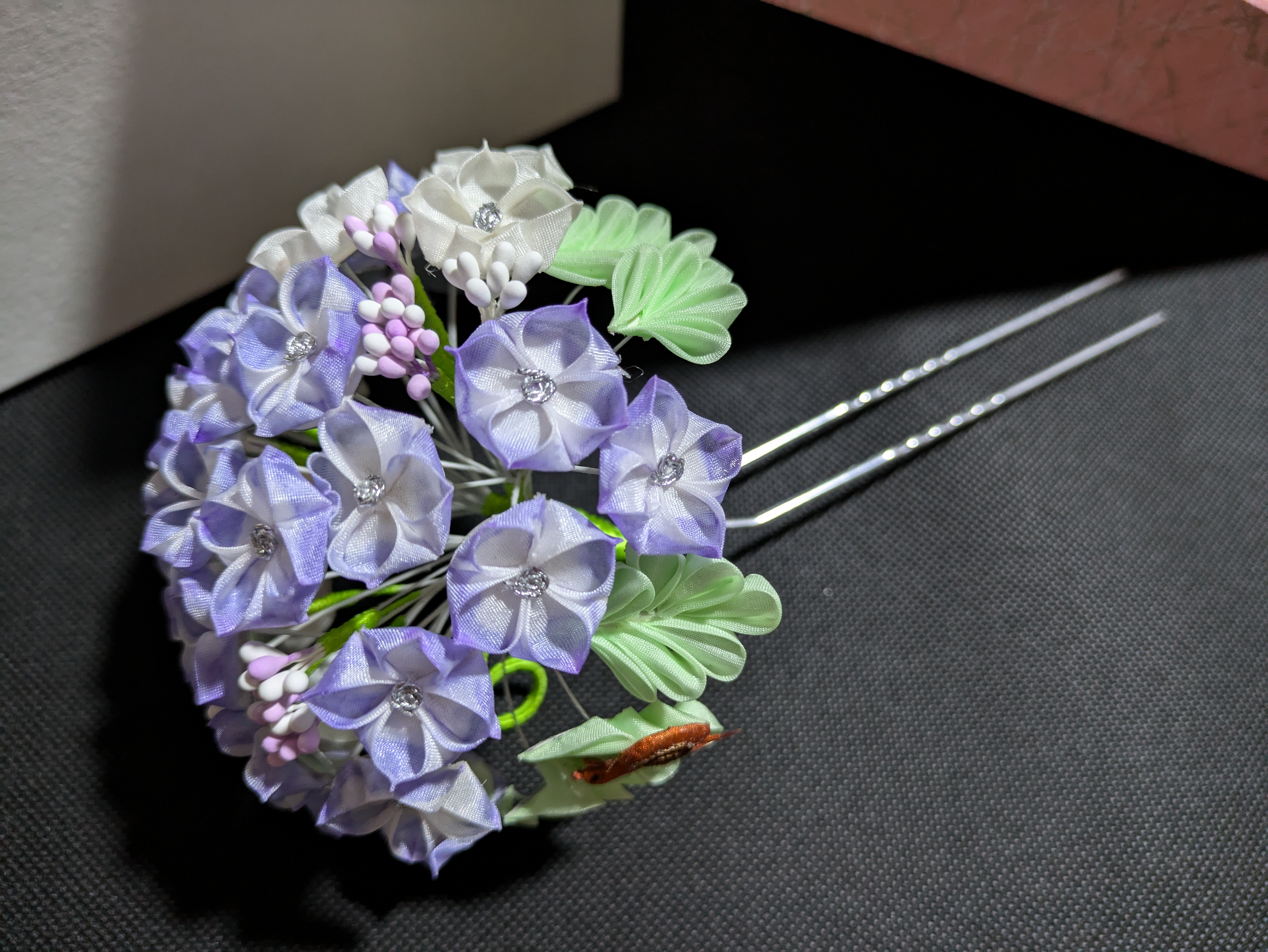 みこ　紫陽花　桜　梅　つまみ細工 みこ様専用 紫陽花 桜 梅 つまみ細工