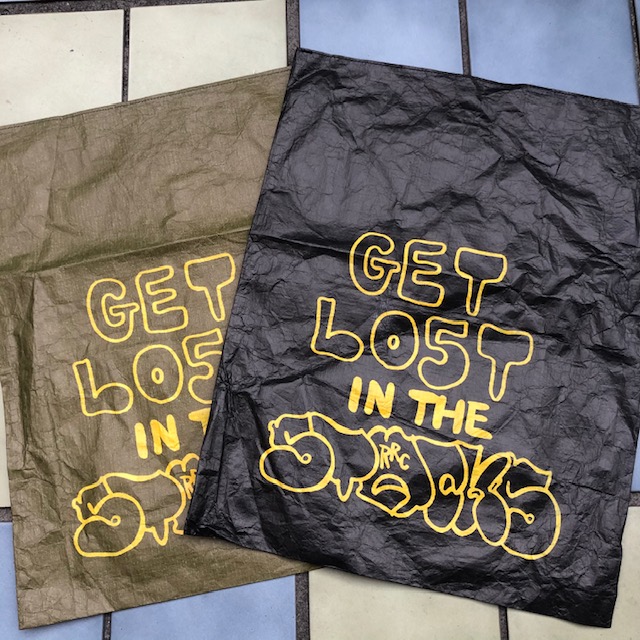 RIVERSIDE READING CLUB get lost in the stacks PAPER BAG | WDwebstore