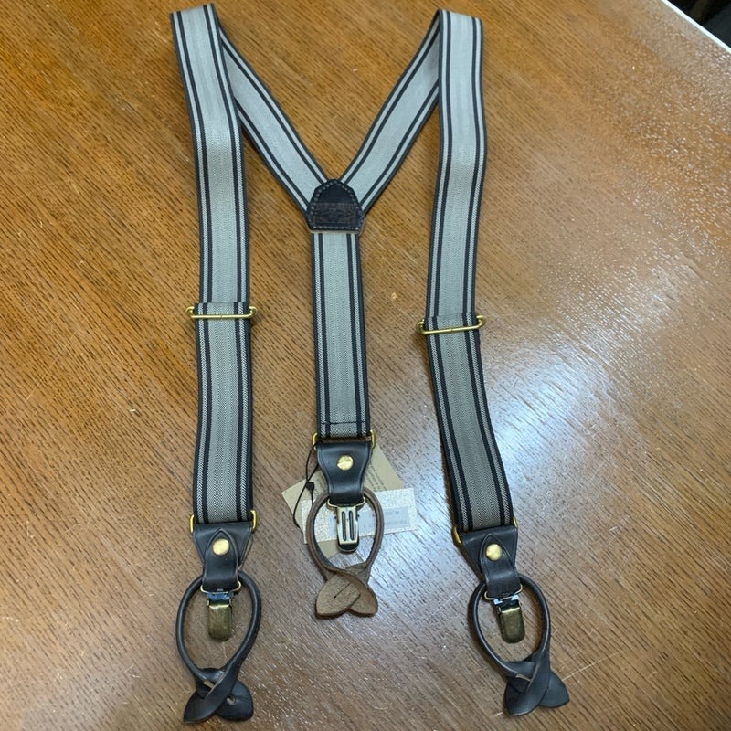 ART BROWN suspenders サスペンダー クロムエクセルレザー FGF00160AB