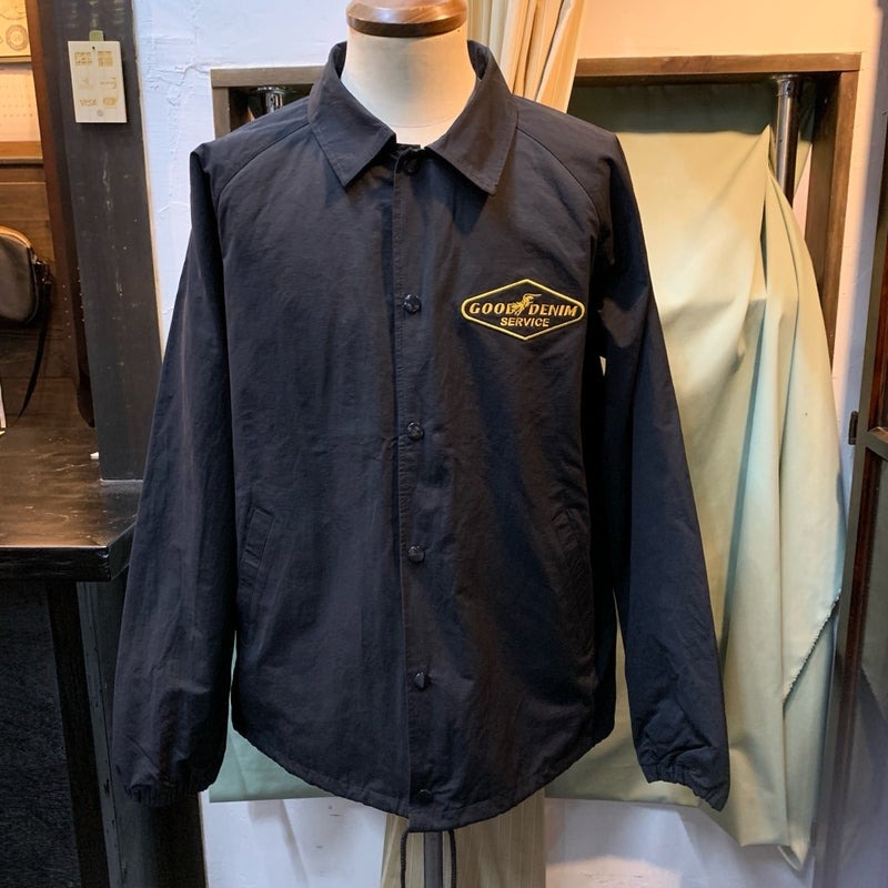 dws コーチジャケット STUDIO D'ARTISAN 4627 60/40クロス コーチジャケット BLACK | WENDY