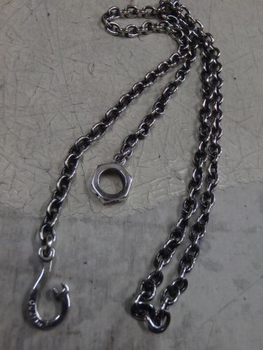 WEIRDO JEWELRY WP002 NUT_CHAIN 50cm ナットチェーン ネックレス