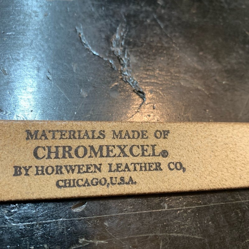 art brown ホーウィン社クロムエクセルレザー 4ピース タイトベルト