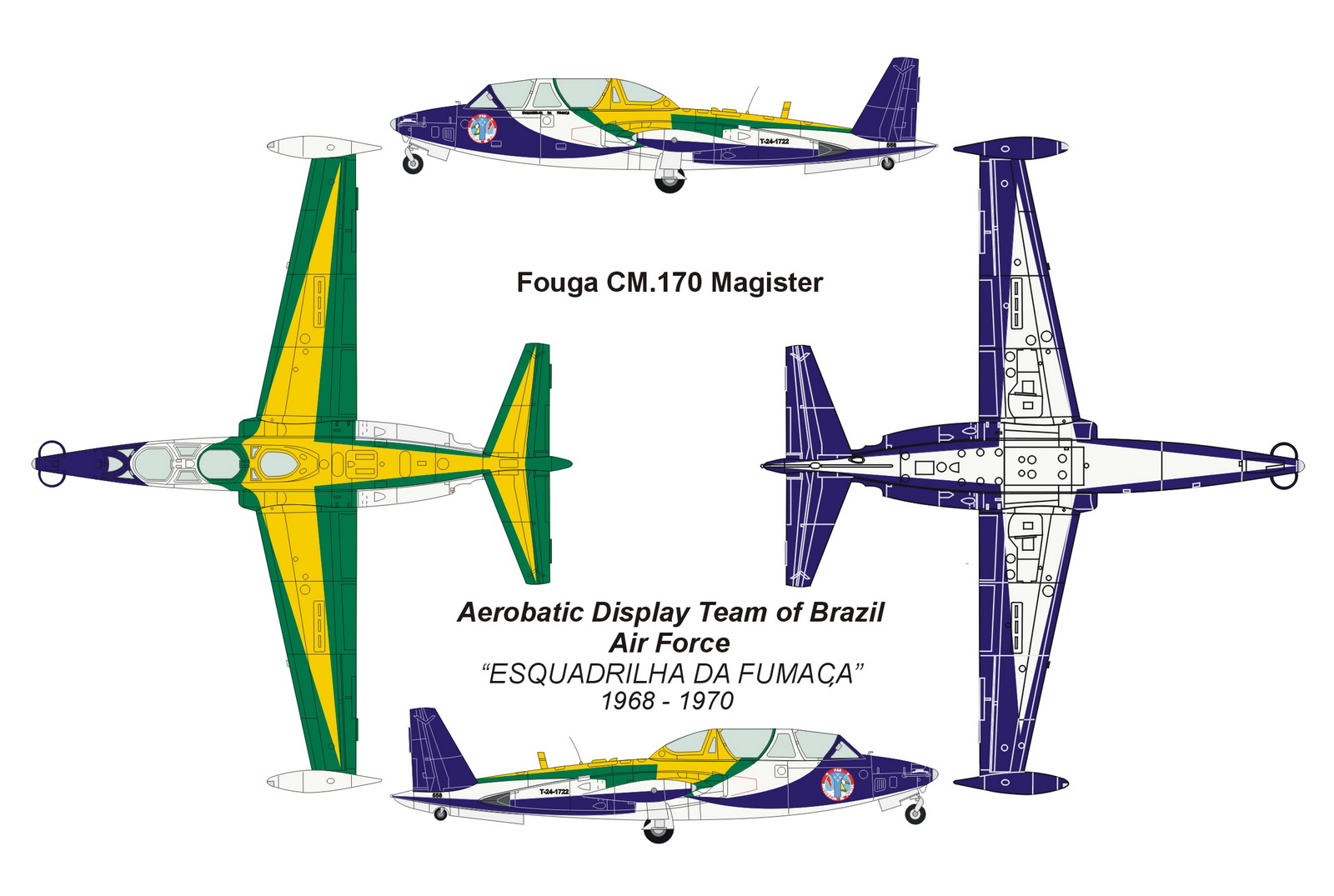 ヴァロム72091 1/72 フーガ CM．170 マジステール（オーストリア空軍