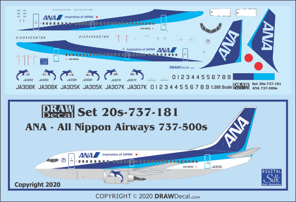 DRAW 20-737-181 1/200 ANA 737-500s＜ご予約＞ | ホビーショップ ウイングレット