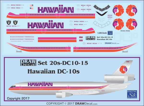 1/200 inflight200 ハワイアン航空　DC-10-10 1/200 inflight200 ハワイアン航空 DC-10-10
