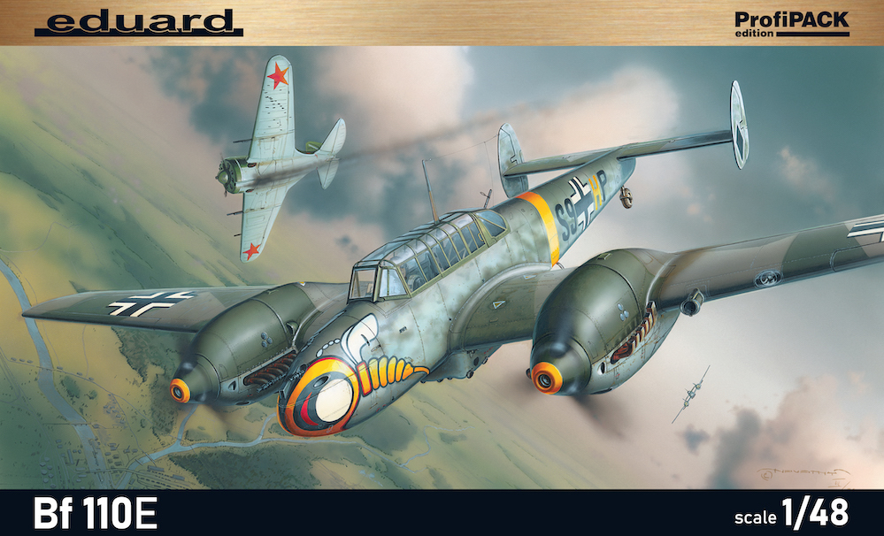 エデュアルド 8203 1/48 メッサーシュミットBf110E プロフィパック