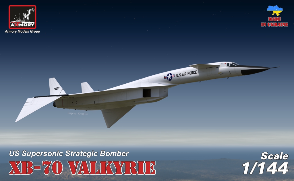 SQ Wings 1:200 ノースアメリカン XB-70 ヴァルキリー 爆撃機
