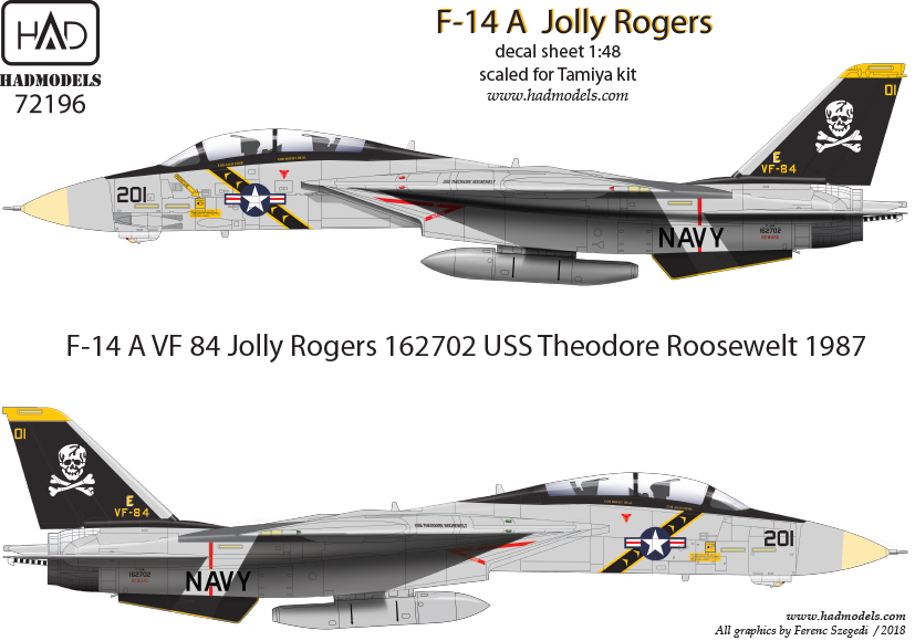 HADモデル 72196 1/72 F-14A VF-84 