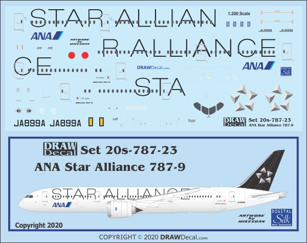 【値下げ】ANA Boeing 787-9 スターアライアンス 1:200 値下げ】ANA Boeing 787-9 スターアライアンス 1:200 NH20149 1