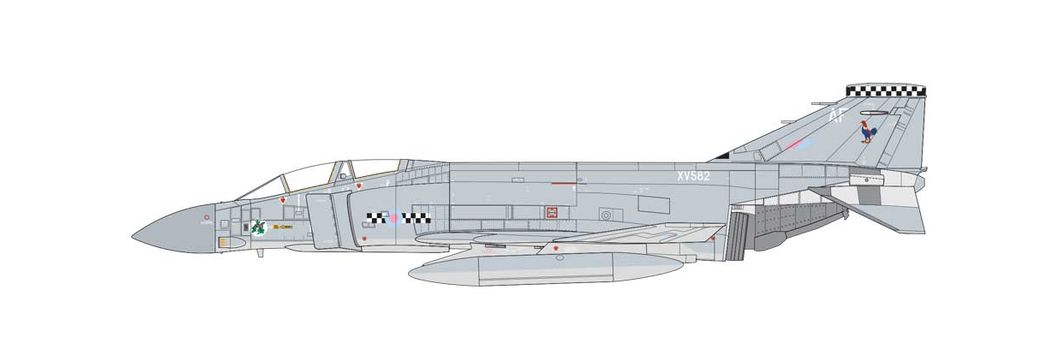 エアフィックス 1/72 イギリス空軍 マクドネル ダグラス FGR.2 ファントム 戦闘機 プラモデル X6017 マクドネル ダグラス FGR.2 ファントム (プラモデル) - ホビー