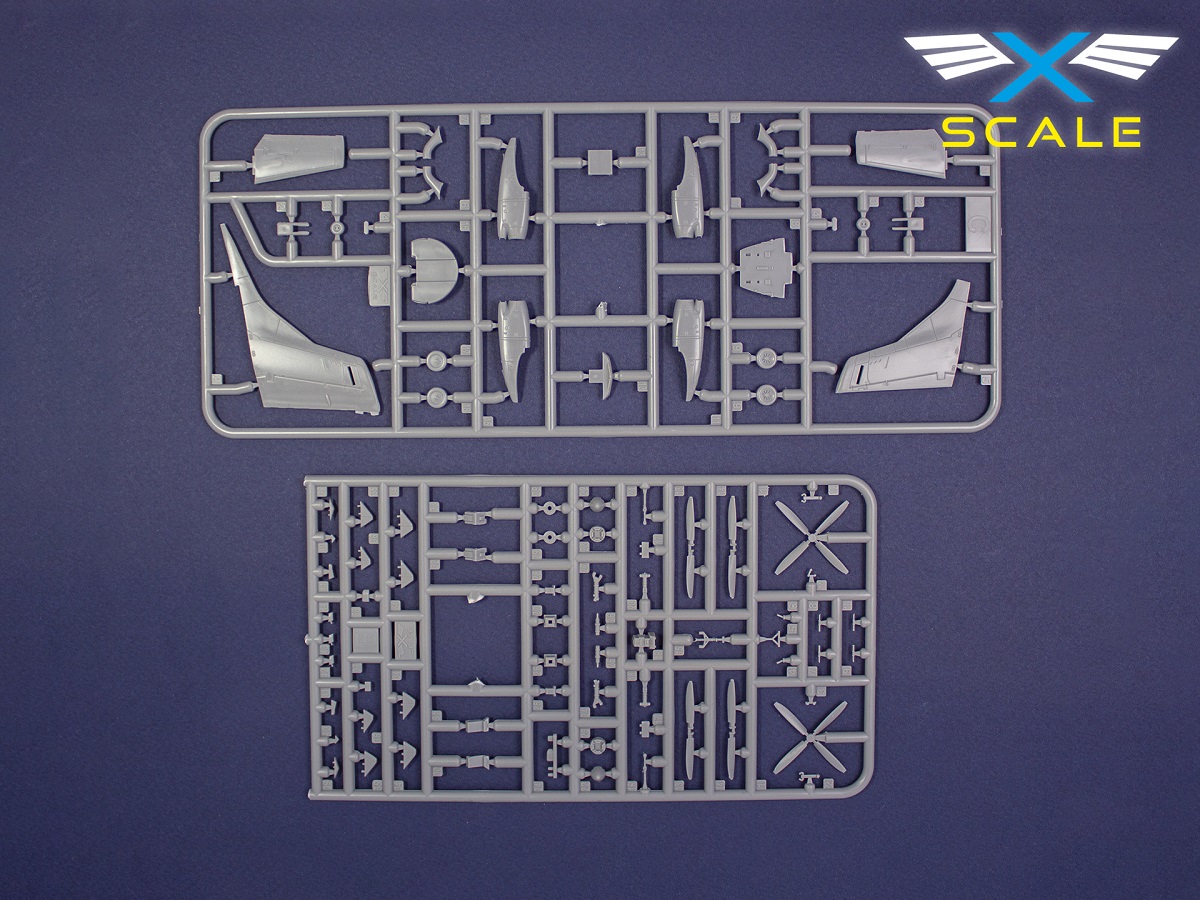 X-SCALE MODELS XSM 144009 1/144 ATR-42-300 ターボプロップ旅客機