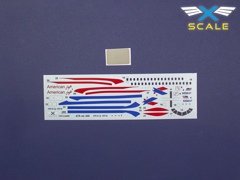 X-SCALE MODELS XSM 144009 1/144 ATR-42-300 ターボプロップ旅客機