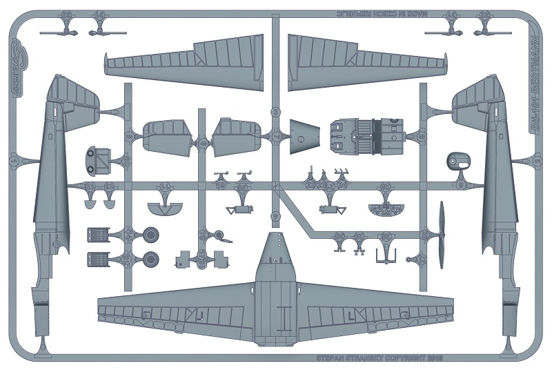 ストランスキー STR7203 1/72 ビュッカー Bu181 ベストマン ドイツ空軍