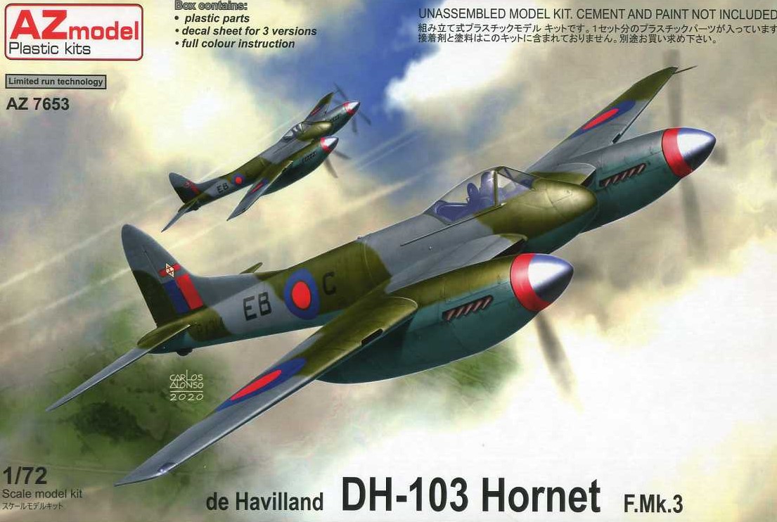 ＡＺＭ7653 1/72 デハビランド D.H.103ホーネットF.Mk.3 | ホビーショップ ウイングレット