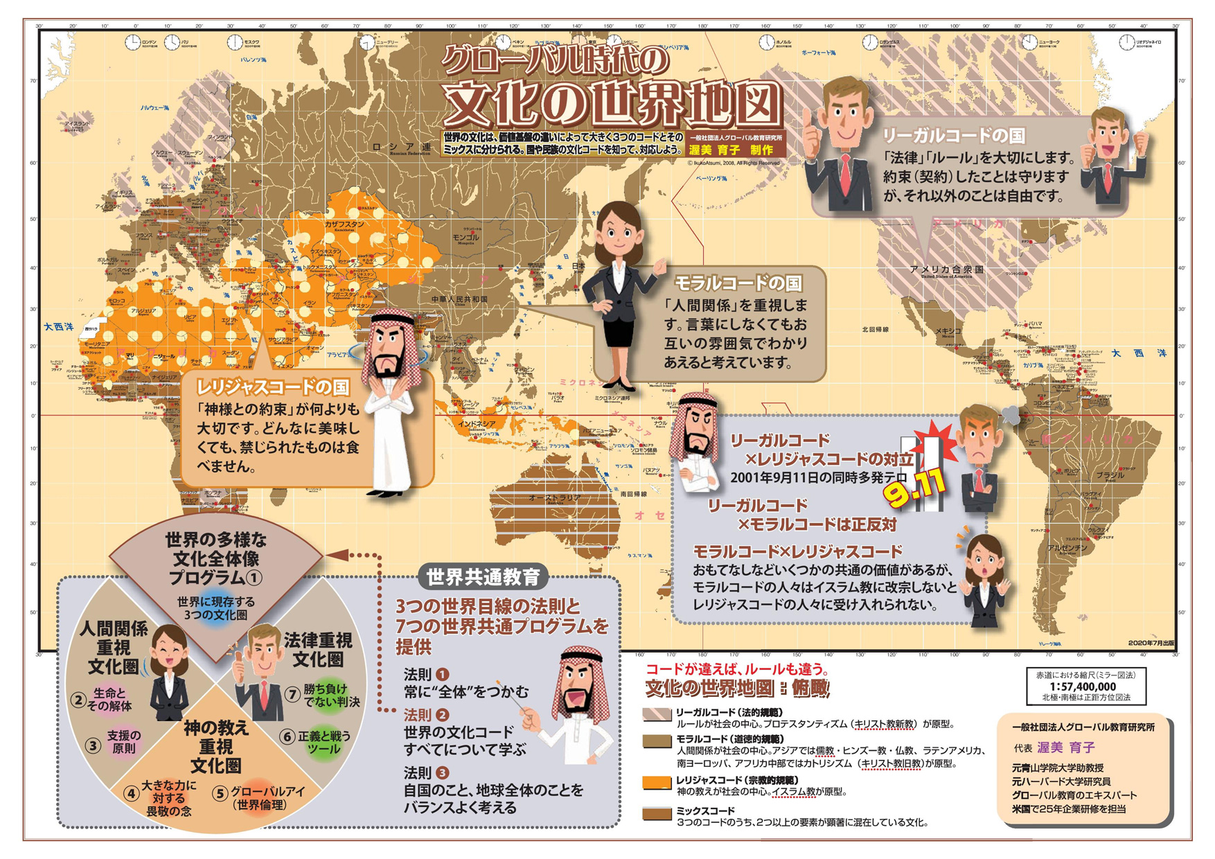 文化の世界地図(生徒版)【日本語】