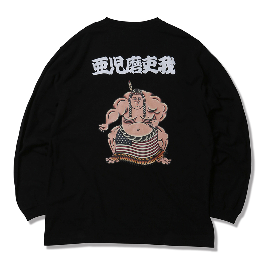 ANIMALIA L/S TEE - SUMO WRESTLER アニマリア ロンT | X GATE クロス