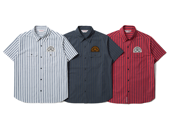 CLUCT : S/S STRIPE WORK SHIRTS | X GATE /クロスゲート/CLUCT