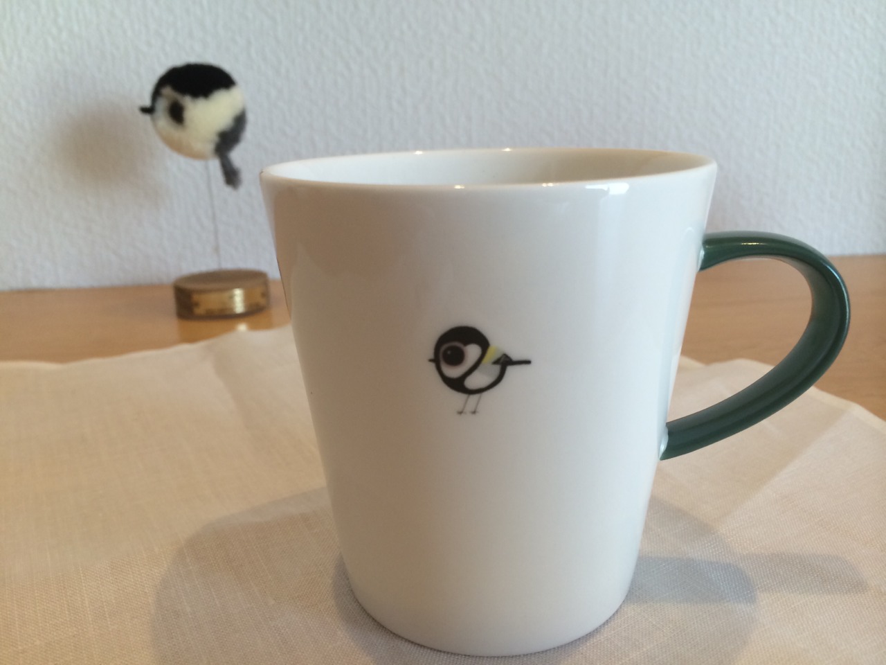 村上康成】 シジュウカラ マグカップ | 村上康成グッズ、今治タオルの