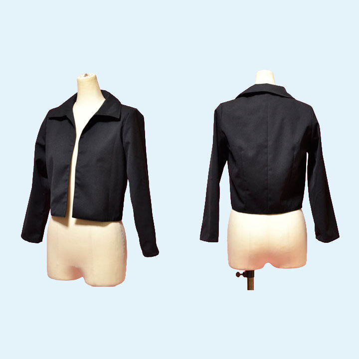 裏付ハーフジャケットの型紙 婦人S/M/L/2Lサイズ入り | うさこの