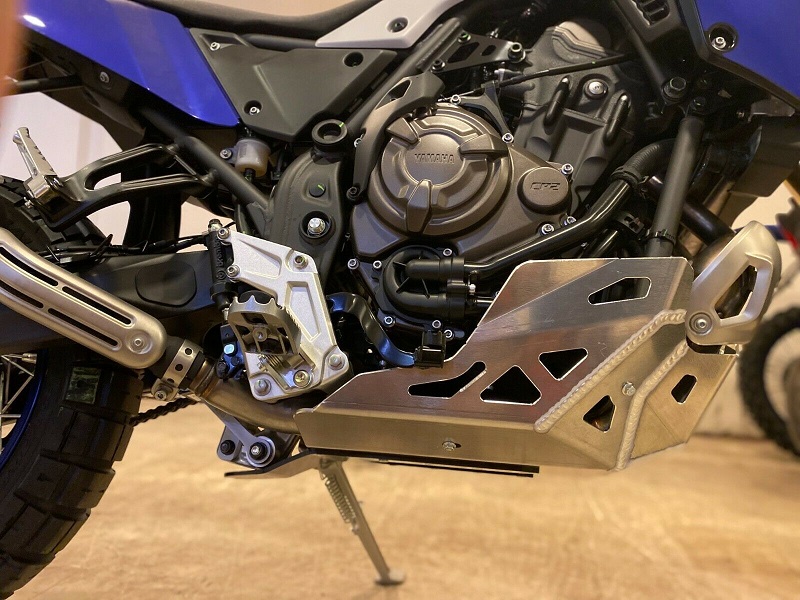 テネレ700 GPMUCCI スキッドプレート　アンダーガード　美品　希少 Yamaha,Tenere700,Euro5,2021-2022,黒,バッシュプレート,リンク