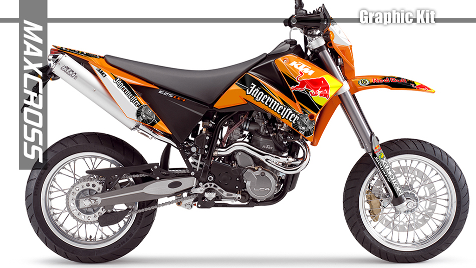 KTM LC4 SMC 625 2004-2006, 03 MAXCROSS,max,ステッカー,デカール, | zansin27factory