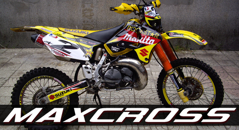 SUZUKI RMX250S 1996-2001 ROCKSTAR MAKITA , 02 グラフィック