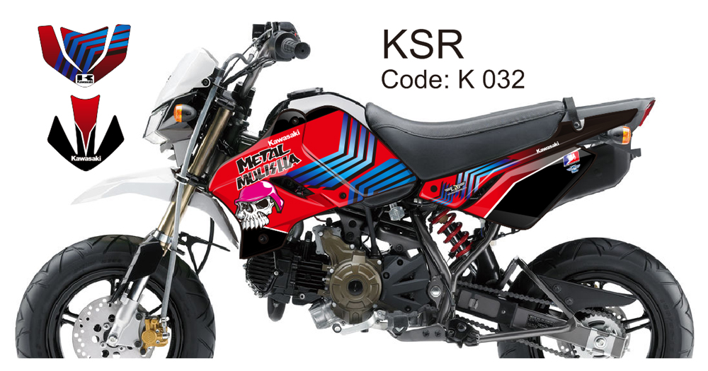 KSR 2012-2015 いろいろ、 グラフィック、デカール 3 D/2 | zansin27factory