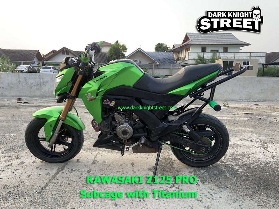 カワサキ,チタン入り,Z125用,サブケージ,スタント,エクストリーム